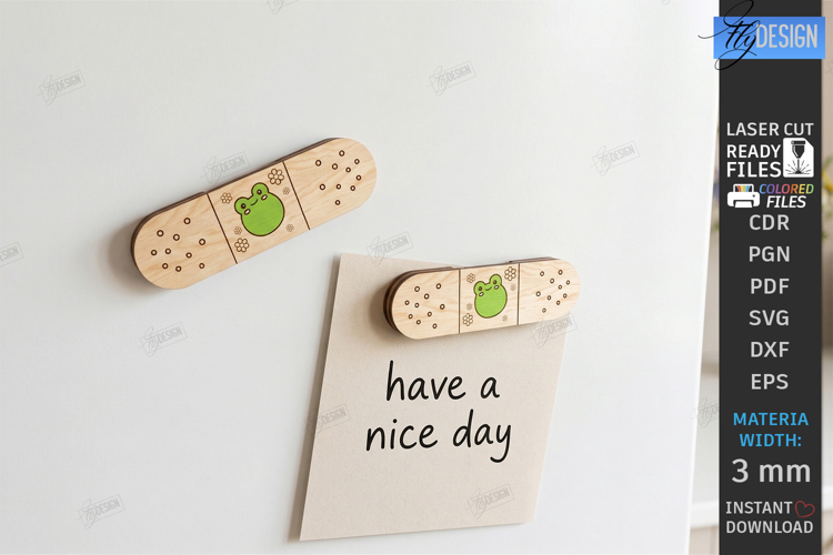 Cute 3D Fridge Magnets Laser Cut | Home Decor | Frogs Laser