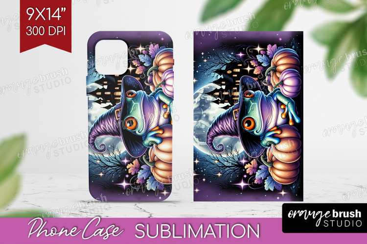 Frog Halloween Phone Case PNG Cute Animal Case PNG