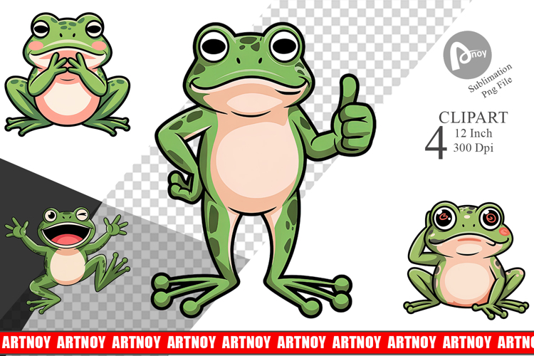 Frog Mood Clipart