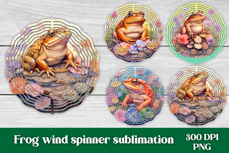 Frog wind spinner | Wind spinner sublimation