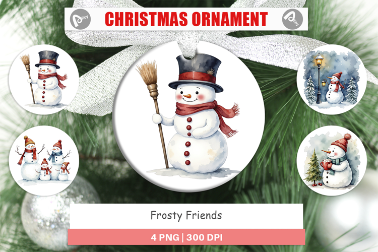Ornament Frosty Friends