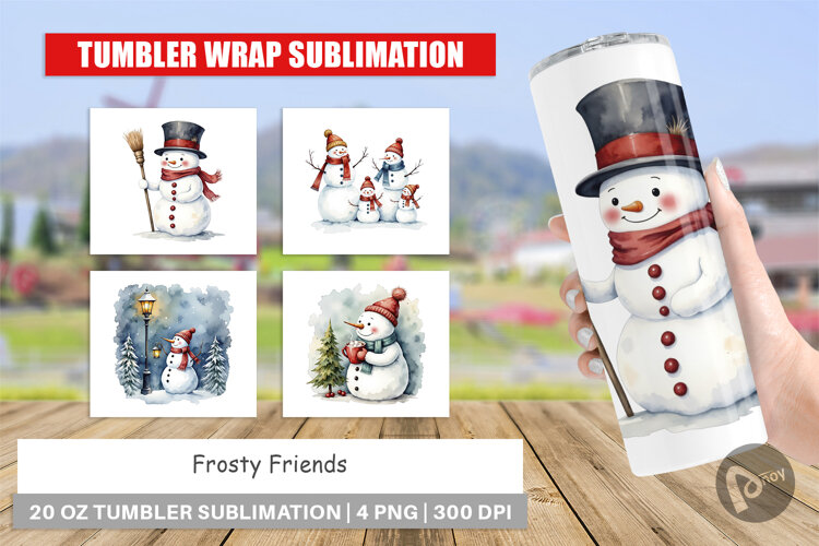 Tumbler Frosty Friends example image 1