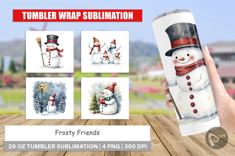 Tumbler Frosty Friends