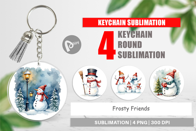 Keychain Frosty Friends
