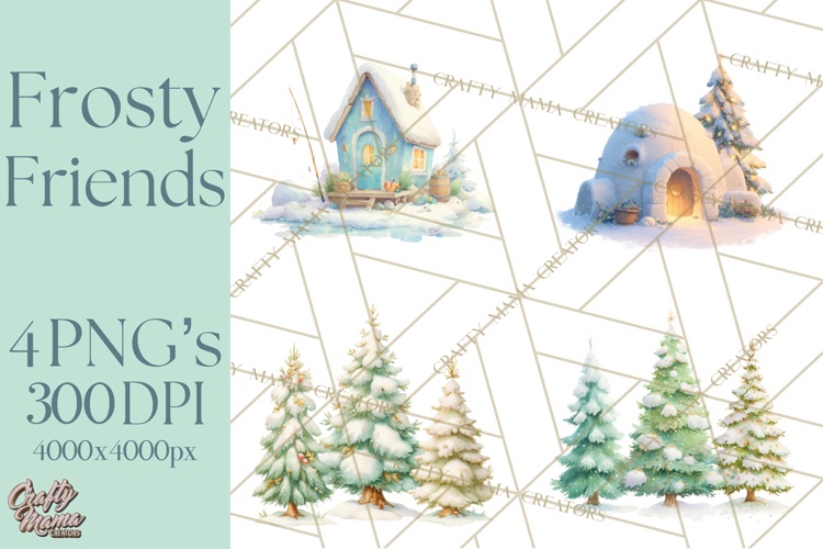 Winter Animals Clipart Image 22