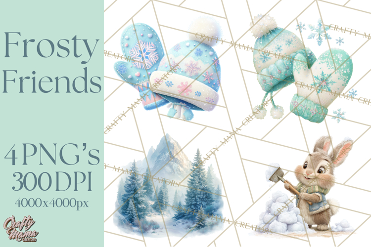 Winter Animals Clipart Image 23
