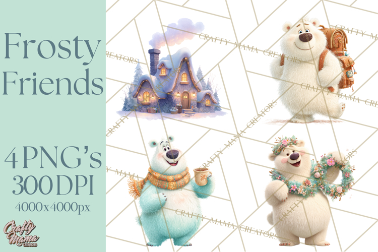 Winter Animals Clipart Image 6