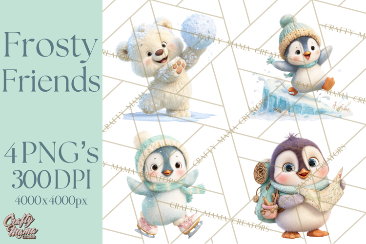 Winter Animals Clipart Image 7