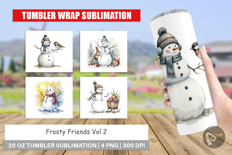 Tumbler Frosty Friends