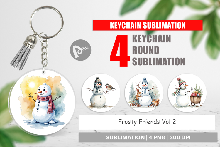 Keychain Frosty Friends