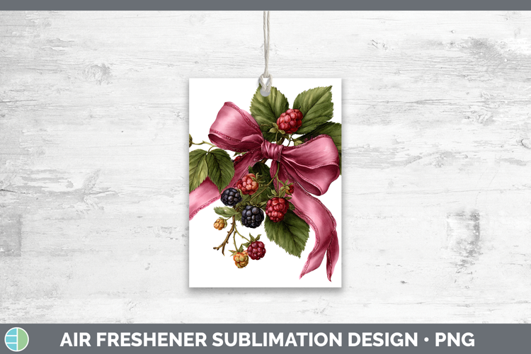 Fruit Bows Berries Air Freshener Sublimation Car Freshener D