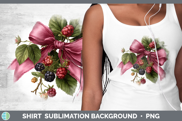 Fruit Bows Berries Shirt Sublimation Background Designs