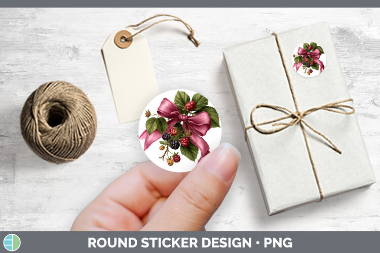 GorgeousFruit Bows Stickers design.