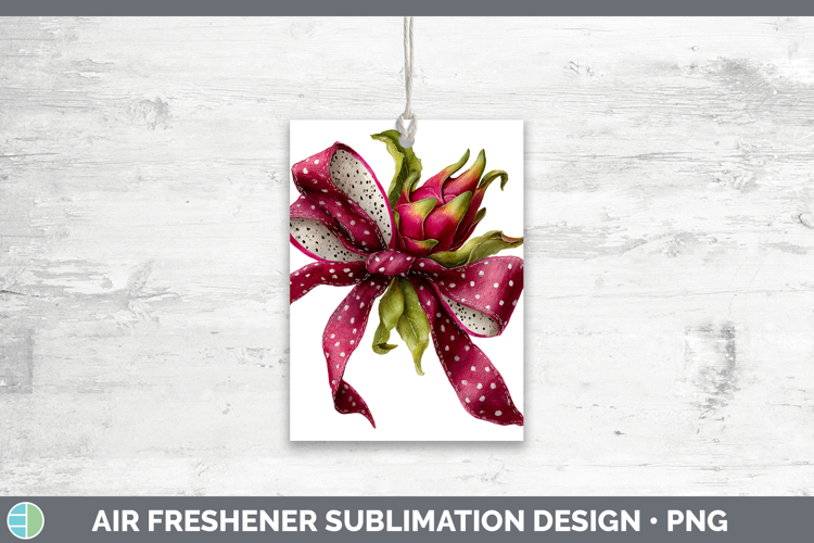 Fruit Bows Dragonfruit Air Freshener Sublimation Car Freshen