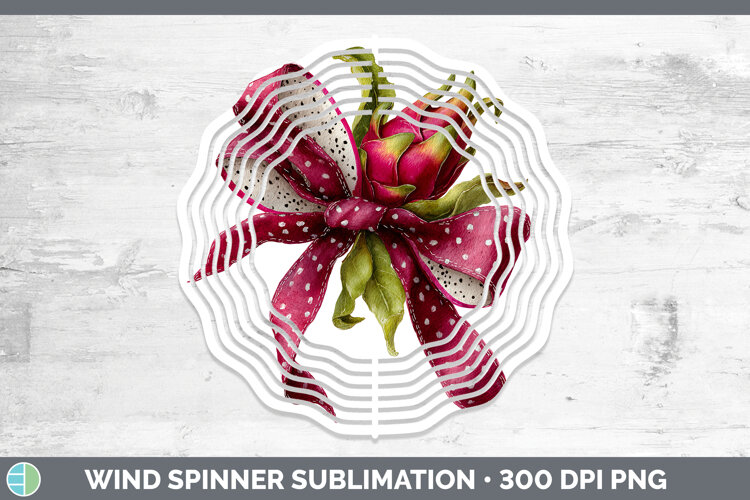 GorgeousFruit Bows Wind Spinner design.