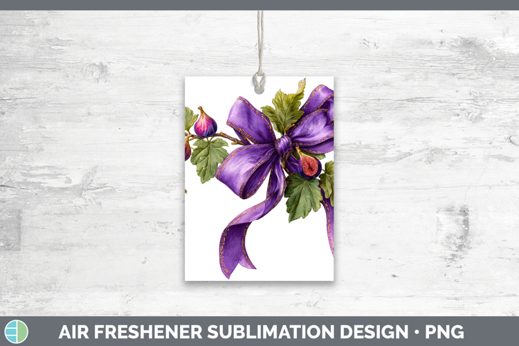 Fruit Bows Figs Air Freshener Sublimation Car Freshener Desi