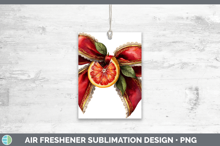Fruit Bows Grapefruit Air Freshener Sublimation Car Freshene