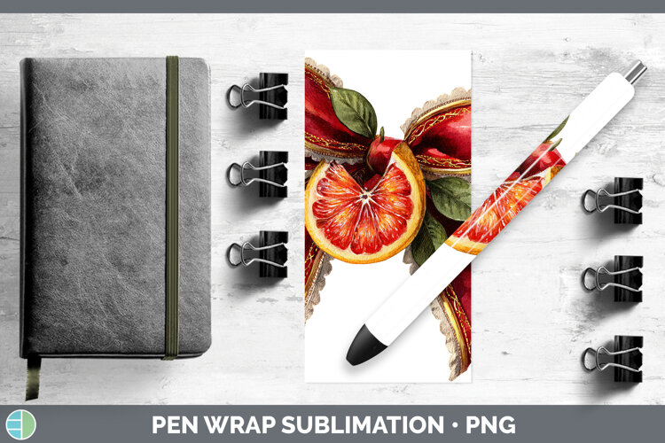 GorgeousFruit Bows Pen Wrap design.