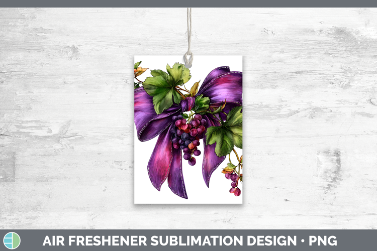 Fruit Bows Grapes Air Freshener Sublimation Car Freshener De