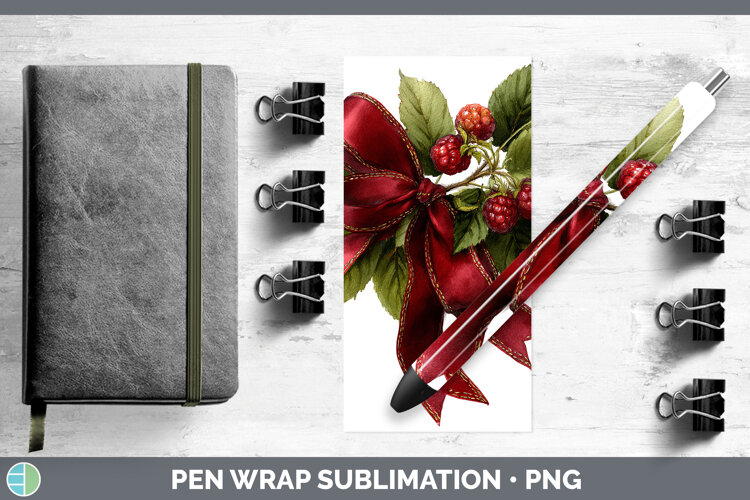 GorgeousFruit Bows Pen Wrap design.