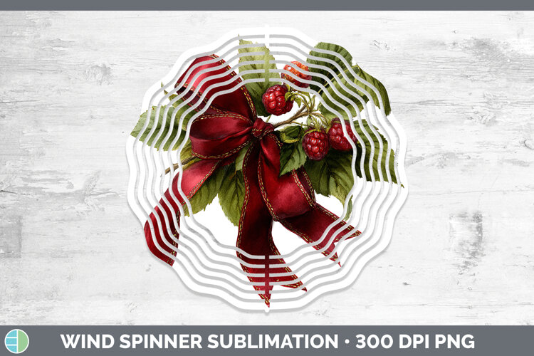GorgeousFruit Bows Wind Spinner design.