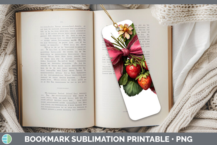GorgeousFruit Bows Bookmark design.