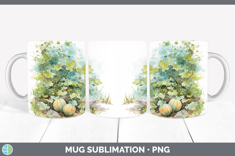 GorgeousFruit Sketch Mug Wrap design.