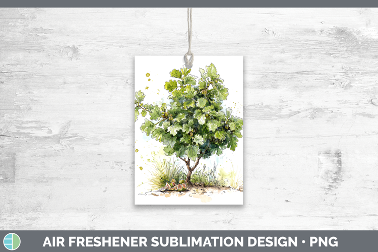 Fig Fruit Sketch Air Freshener Sublimation Design