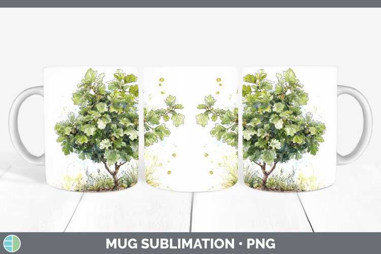 GorgeousFruit Sketch Mug Wrap design.