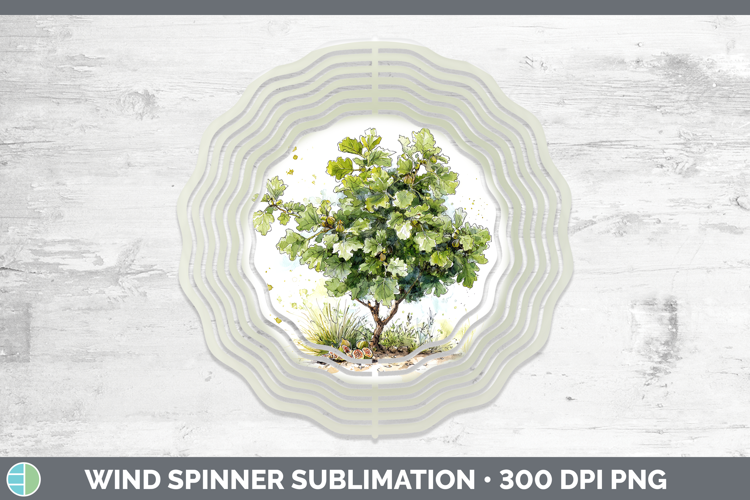 Fig Fruit Sketch Wind Spinner Sublimation Design