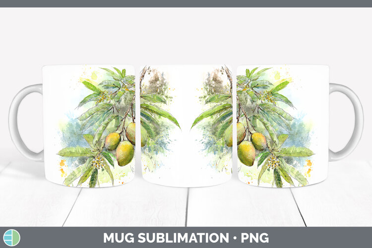 GorgeousFruit Sketch Mug Wrap design.