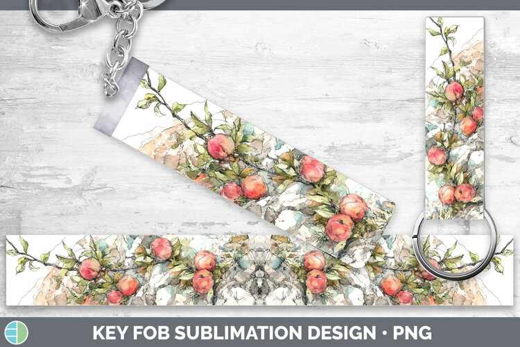 GorgeousFruit Sketch Key Fob design.