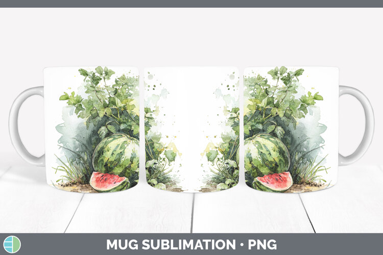 GorgeousFruit Sketch Mug Wrap design.