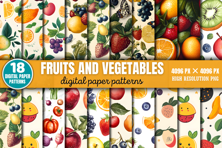 Fruit And Vegetable Clipart Image 9