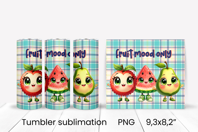 Groovy fruit tumbler | Fruit tumbler | Summer tumbler wrap