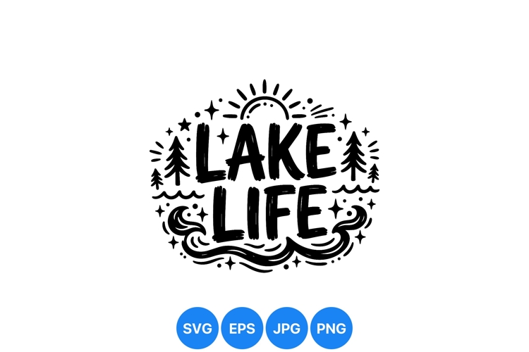 Lake Life Clipart Image 20