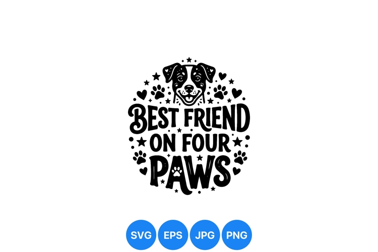 Dog Paw Clipart Image 4