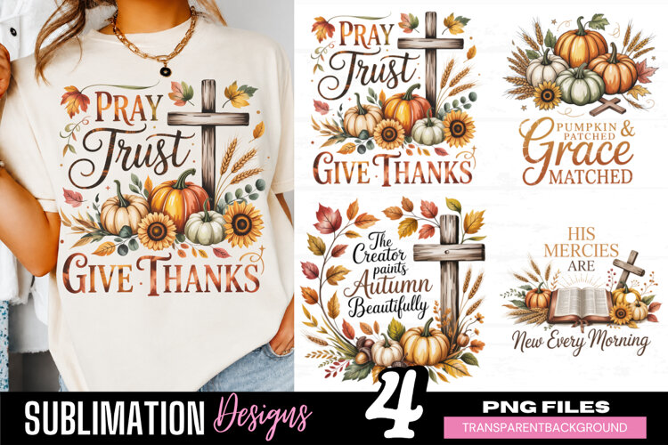 Pray Trust Give Thanks pray trust give thanks, pray trust, example image 1