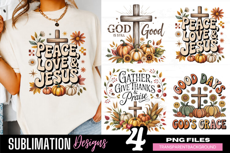 Peace Love Jesus Fall peace love jesus, jesus fall, christia example image 1