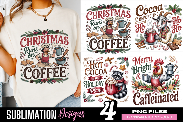 Christmas Runs on Coffee christmas coffee, christmas caffein