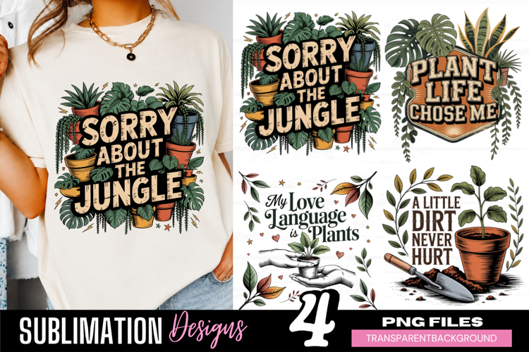 indoor jungle png, plant life chose me, houseplant lover