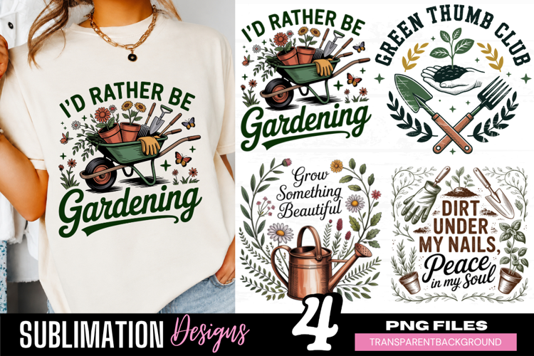 green thumb png, gardening png, garden club png, garden