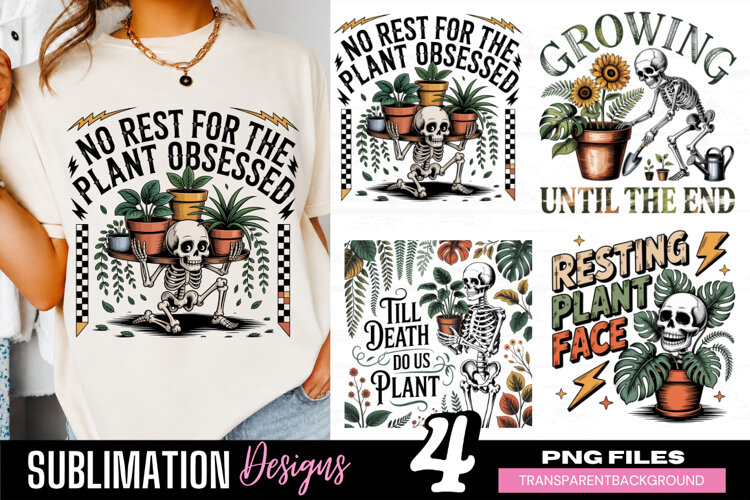 plant obsessed png, no rest for plants, plant lover png example image 1