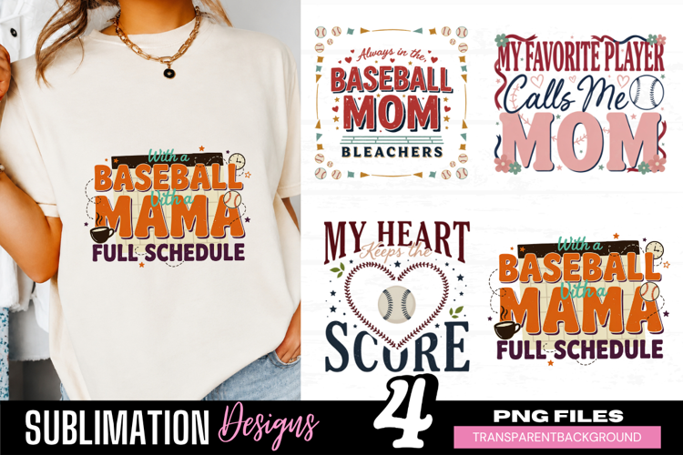 baseball mama png, baseball mom png, full schedule mom