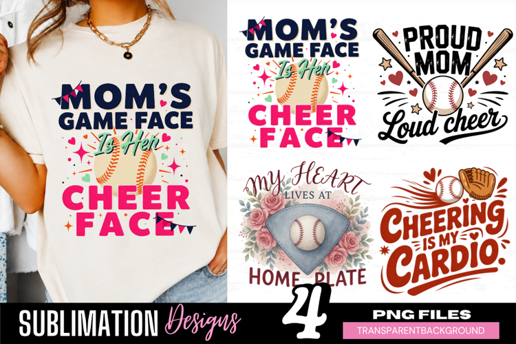 baseball mom png, cheer face png, baseball cheer mom, proud