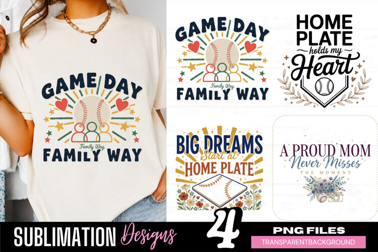 game day baseball, baseball mom png, baseball mama png, home example image 1