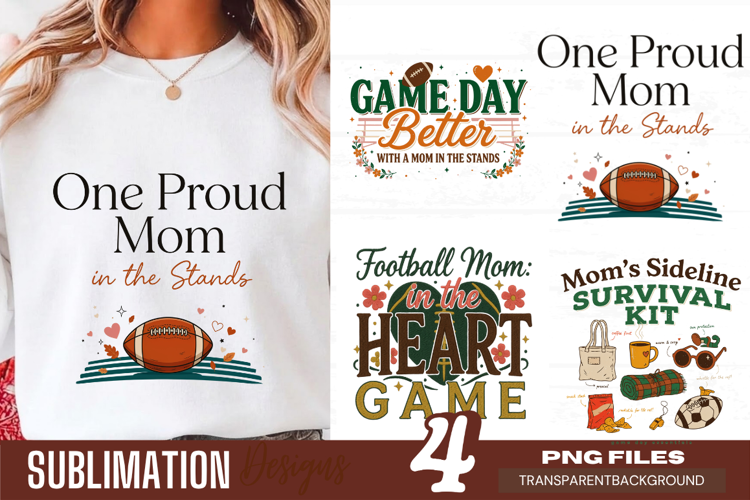 one proud mom in the stands, football mom png, sports mom
