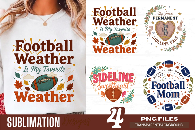 football weather is my favorite, football mom png, sports