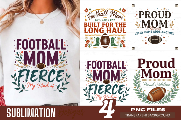 football mom fierce, football mom png, sports mom png