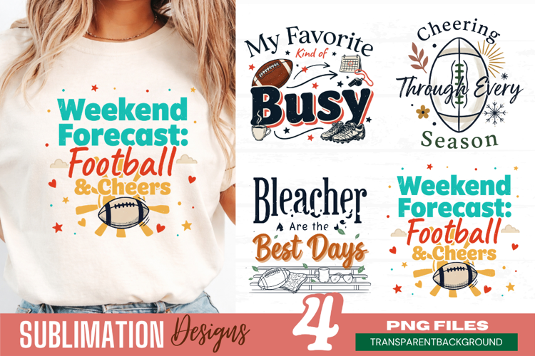 weekend forecast football and cheers, football mom png,
